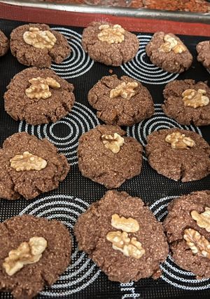 Una foto de Cookies de almendra, chocolate y coco