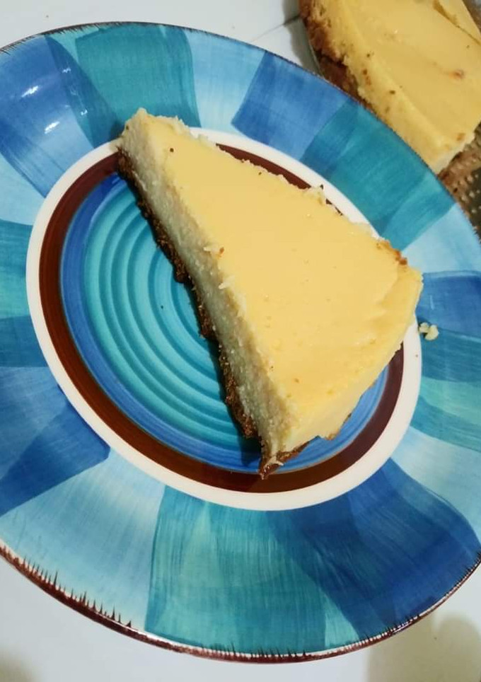 Una foto de Pay de queso sin horno