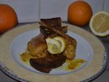 Piept de pui în sos de portocale!