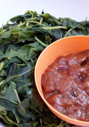Foto resep Brambang Asem Kangkung