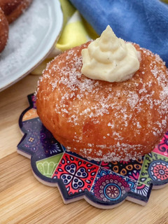 Foto di Bomboloni di farro alla crema