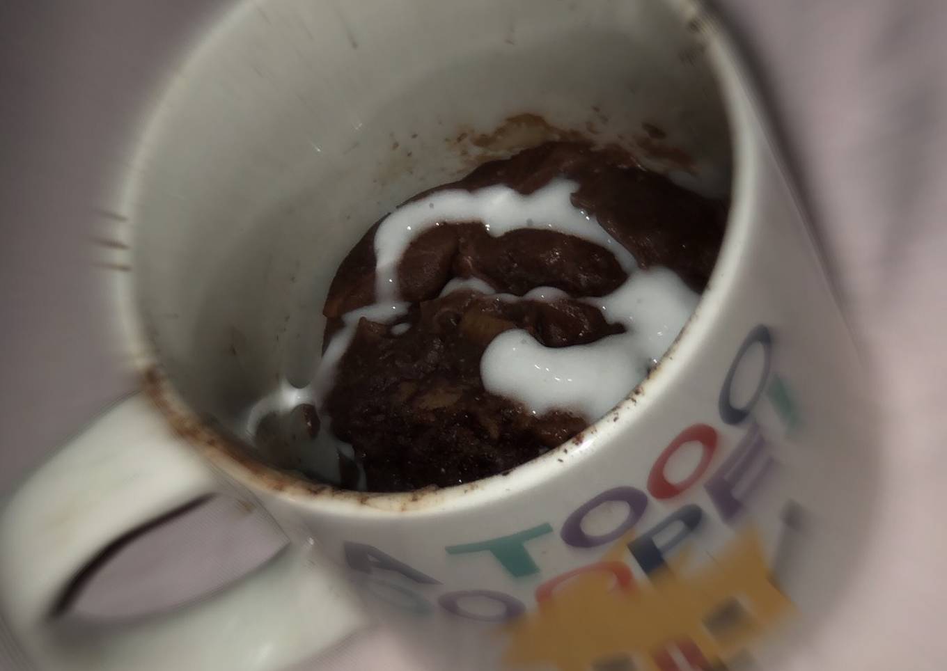 Bizcocho a la taza rápido y saludable
