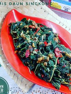 Foto resep Tumis Daun singkong