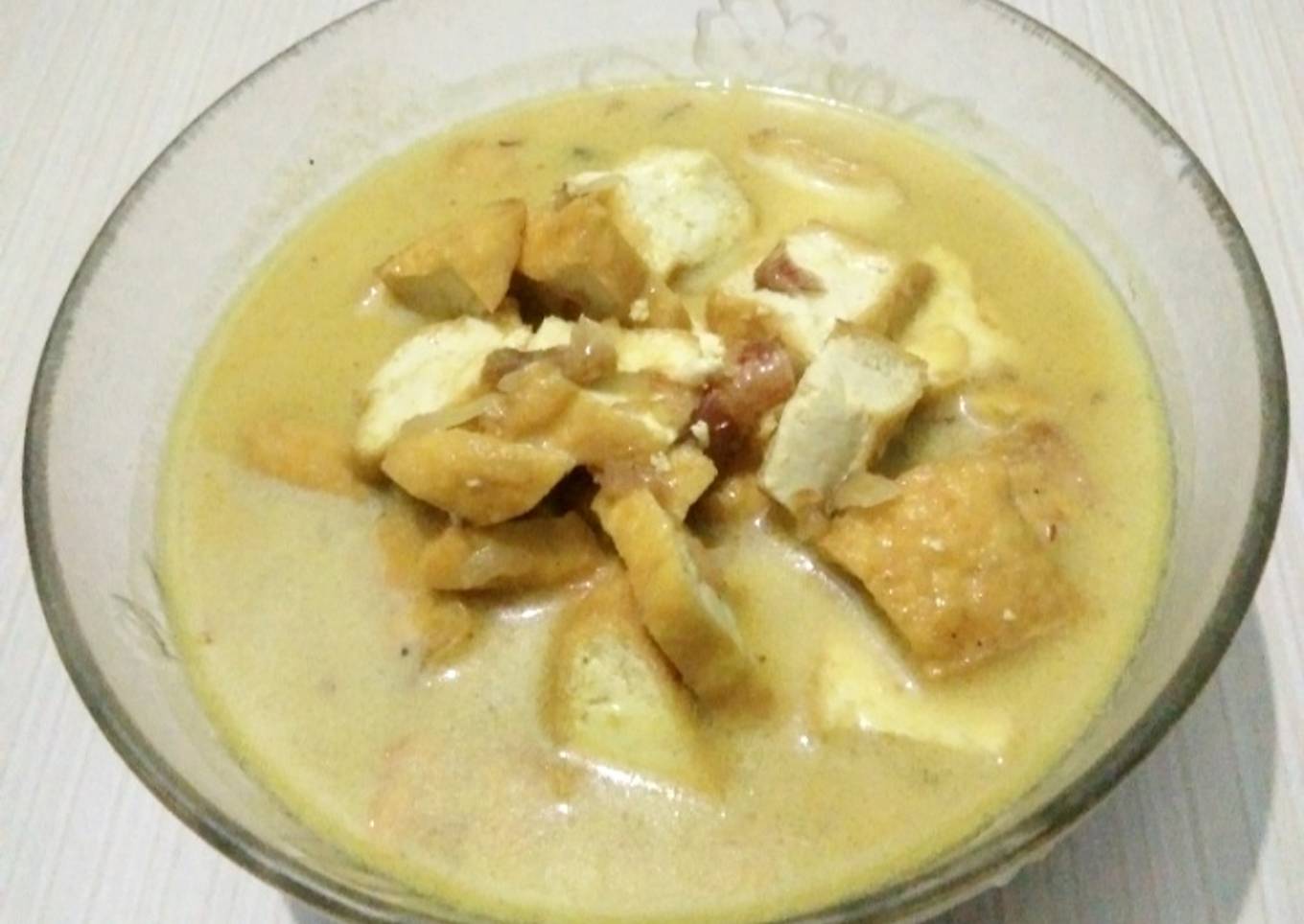 Tahu Masak Santan