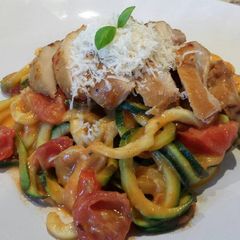 A picture of Zucchini Noodle Pasta.