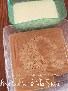 Foto resep Puding Coklat & Vla Susu