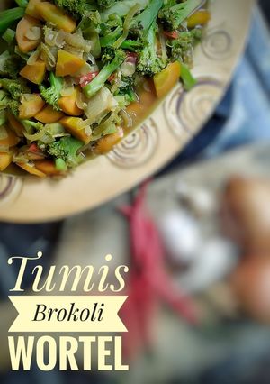 Foto resep Tumis brokoli wortel