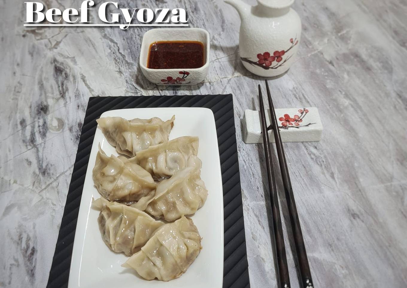 Simple Beef Gyoza