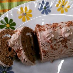 A picture of Mocha Swiss Roll.