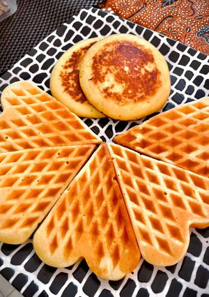 Foto resep Pancake dan waffle simpel dan enak