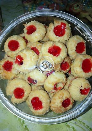 Foto resep Strawberry thumbprint cookies