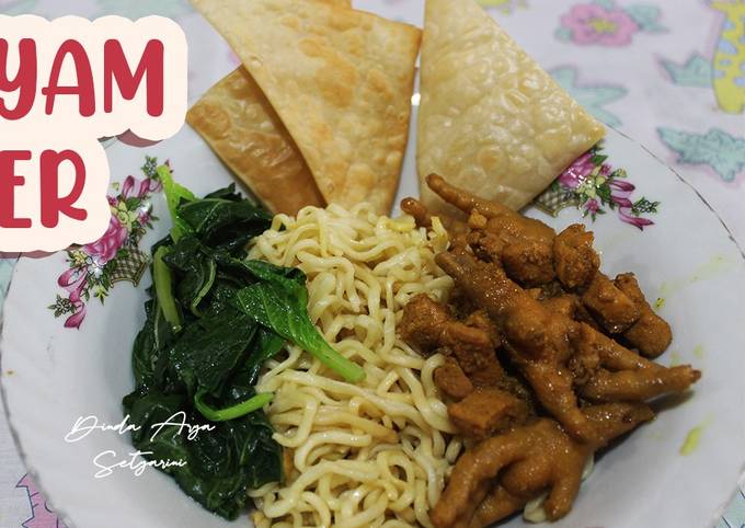 Easiest Way to Prepare Yummy Mie Ayam Ceker #antiribet