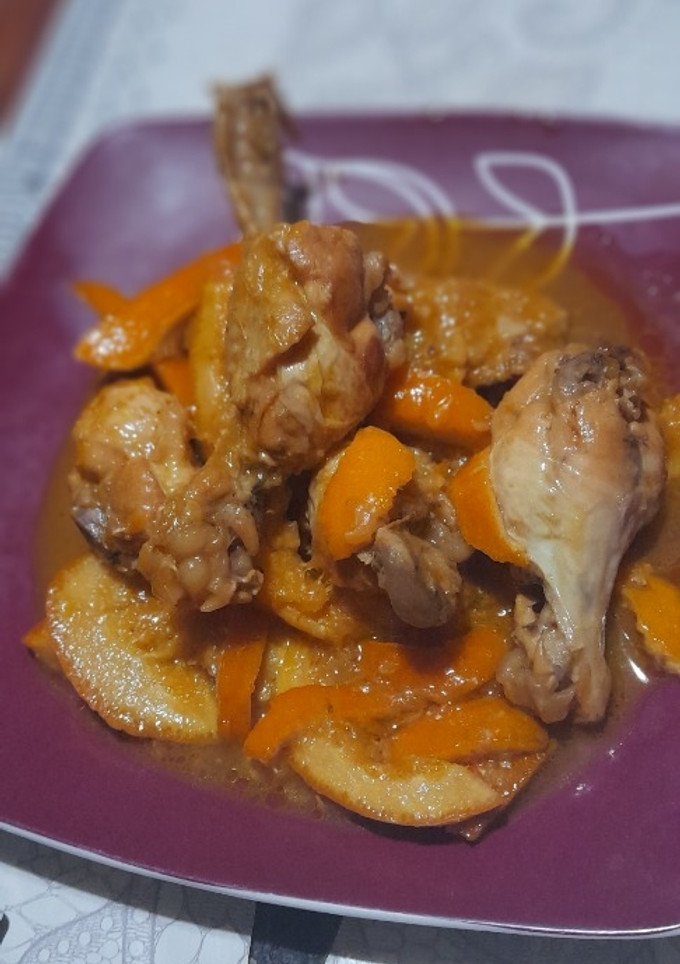 Una foto de Pollo a la naranja 🍊