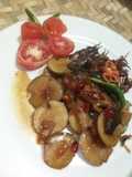 Terik jengkol sotong rese(sotong kering)