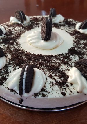 Una foto de Cheesecake oreo
