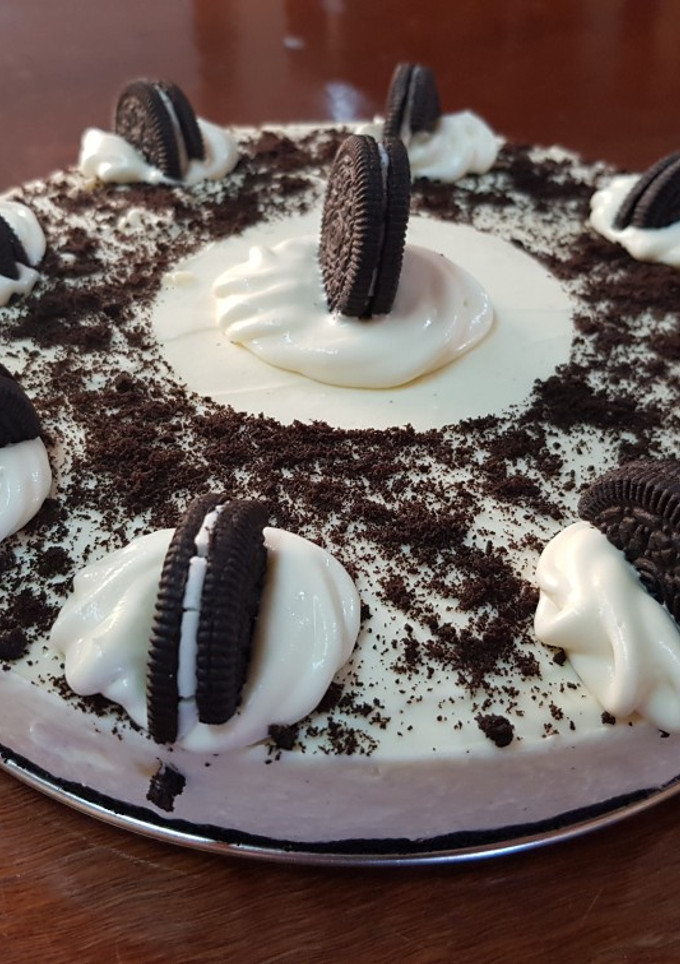 Una foto de Cheesecake oreo