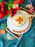 Vermicelli dry fruits custard (sheer khurma custard)
