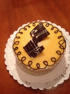 Una foto de Torta de panqueque de naranja