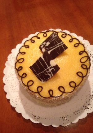 Una foto de Torta de panqueque de naranja