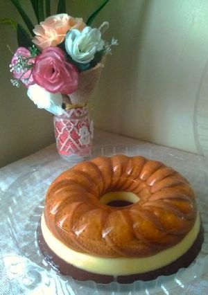 Foto resep Puding regal 3 layer