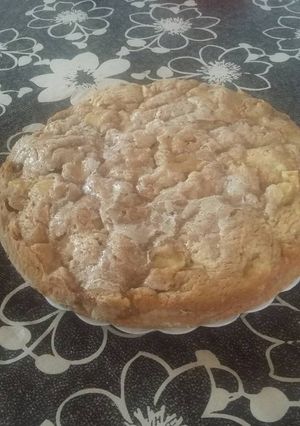 Una foto de Torta de manzana y canela