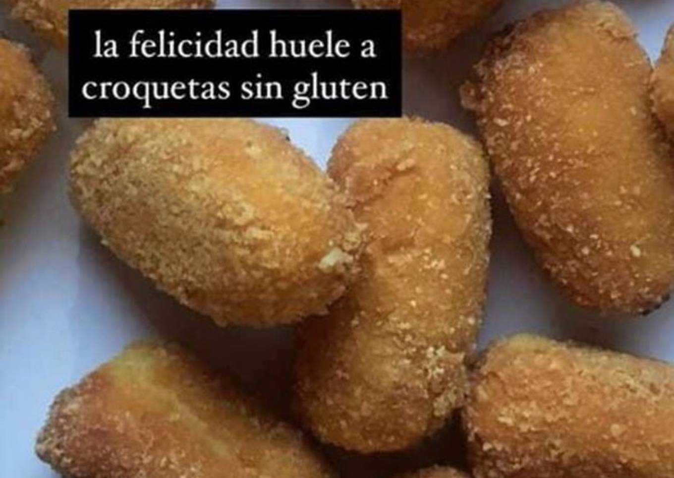 Croquetas sin gluten de crema de chorizo y queso curado