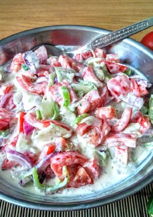 Nyári vitamin saláta recept fotója