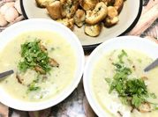 A picture of chicken and sweetcorn
