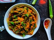 A picture of bhindi curd