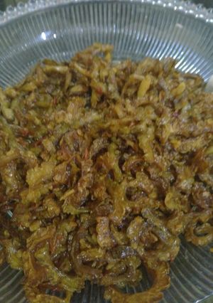 Foto resep Tumis pare vegetarian ala india