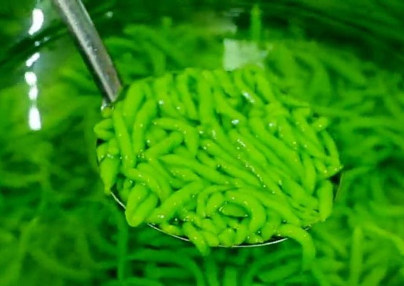 Cendol hunkwe tepung beras anti gagal