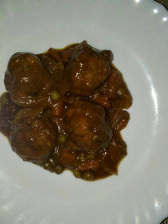 Una foto de Albóndigas con Salsa