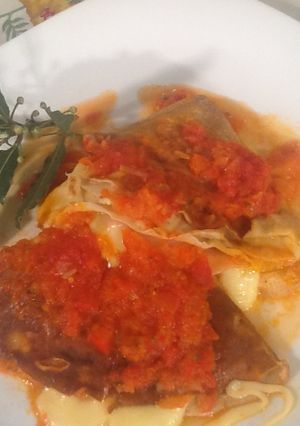 Una foto de Panqueques a la Napolitana