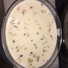 A picture of Milk agar-agar (or) milk pudding.