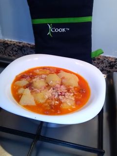 Una foto de Patatas asturianas