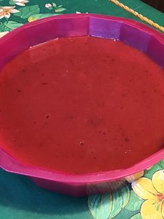 Une photo de Compote multi fruits (prunes, pêches, mûres)