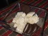 Helado de yogurt griego natural