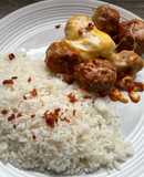 Albóndigas con queso