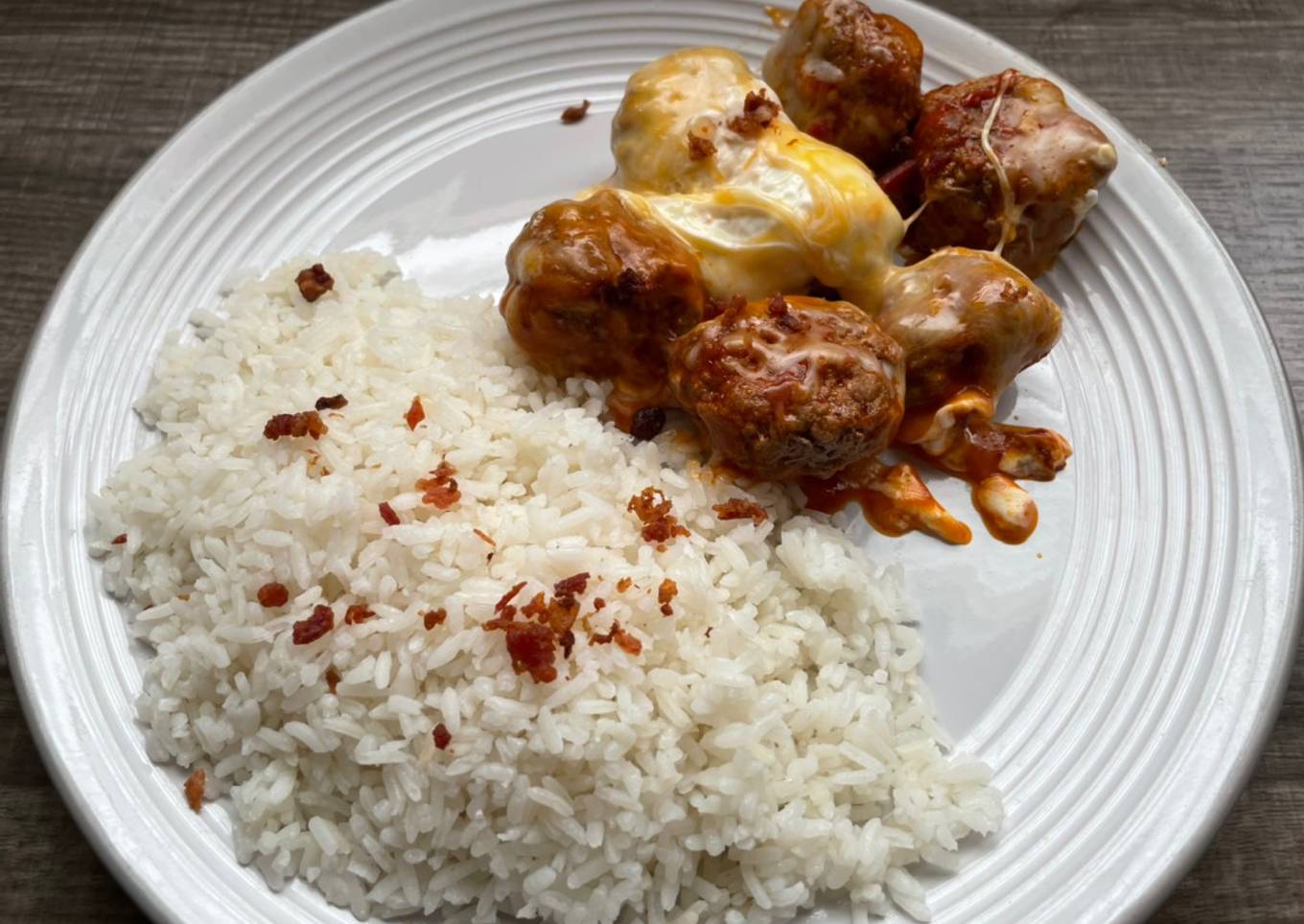 Albóndigas con queso