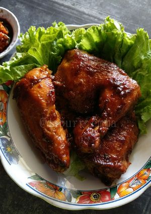 Foto resep Ayam panggang santan