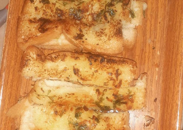 Simple Way to Prepare Ultimate Cheesy garlic bread sticks