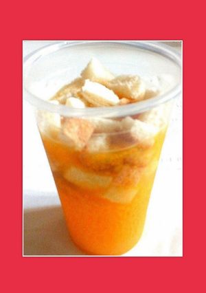Foto resep Es Jeruk Nutrisari Yakult Ala Sendiri