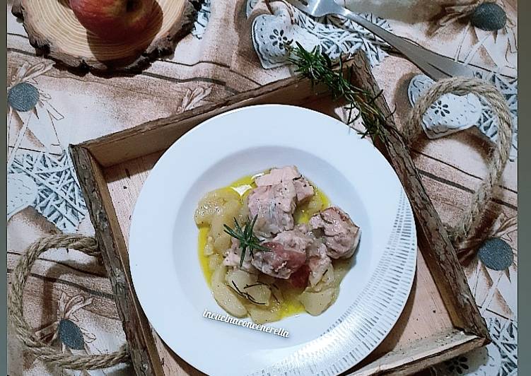 Spezzatino pancettato alle mele