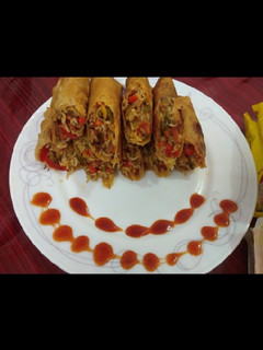 A picture of Veg spring roll.