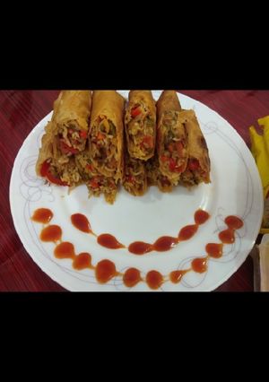 A picture of Veg spring roll.