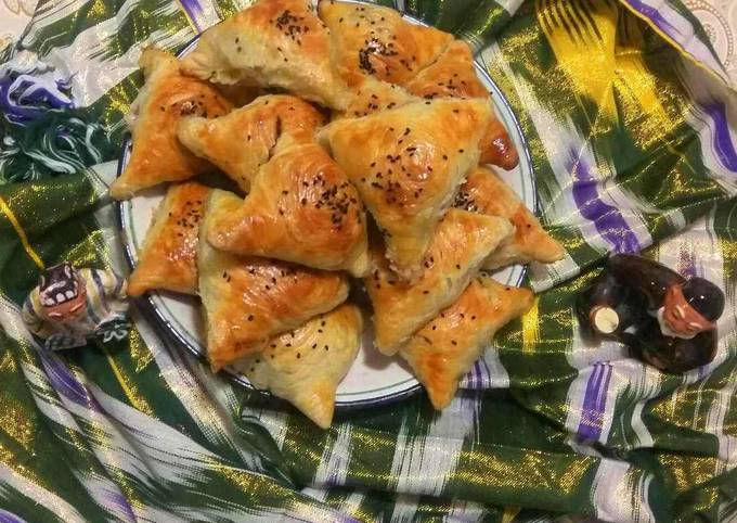 Узбекская самса. Как приготовить самсу, рецепт. Блюда узбекской кухни