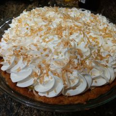 A picture of Coconut cream pie.