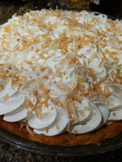 A picture of Coconut cream pie.