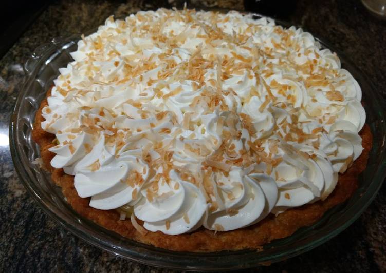 Coconut cream pie Coconut cream pie