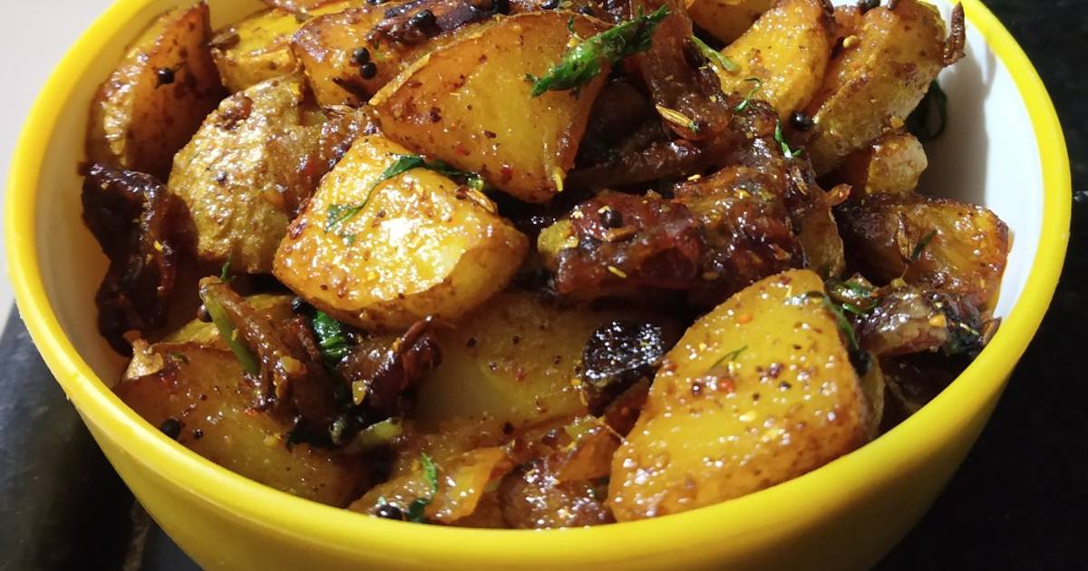 Potato onion fry Recipe by Suman Jain Cookpad